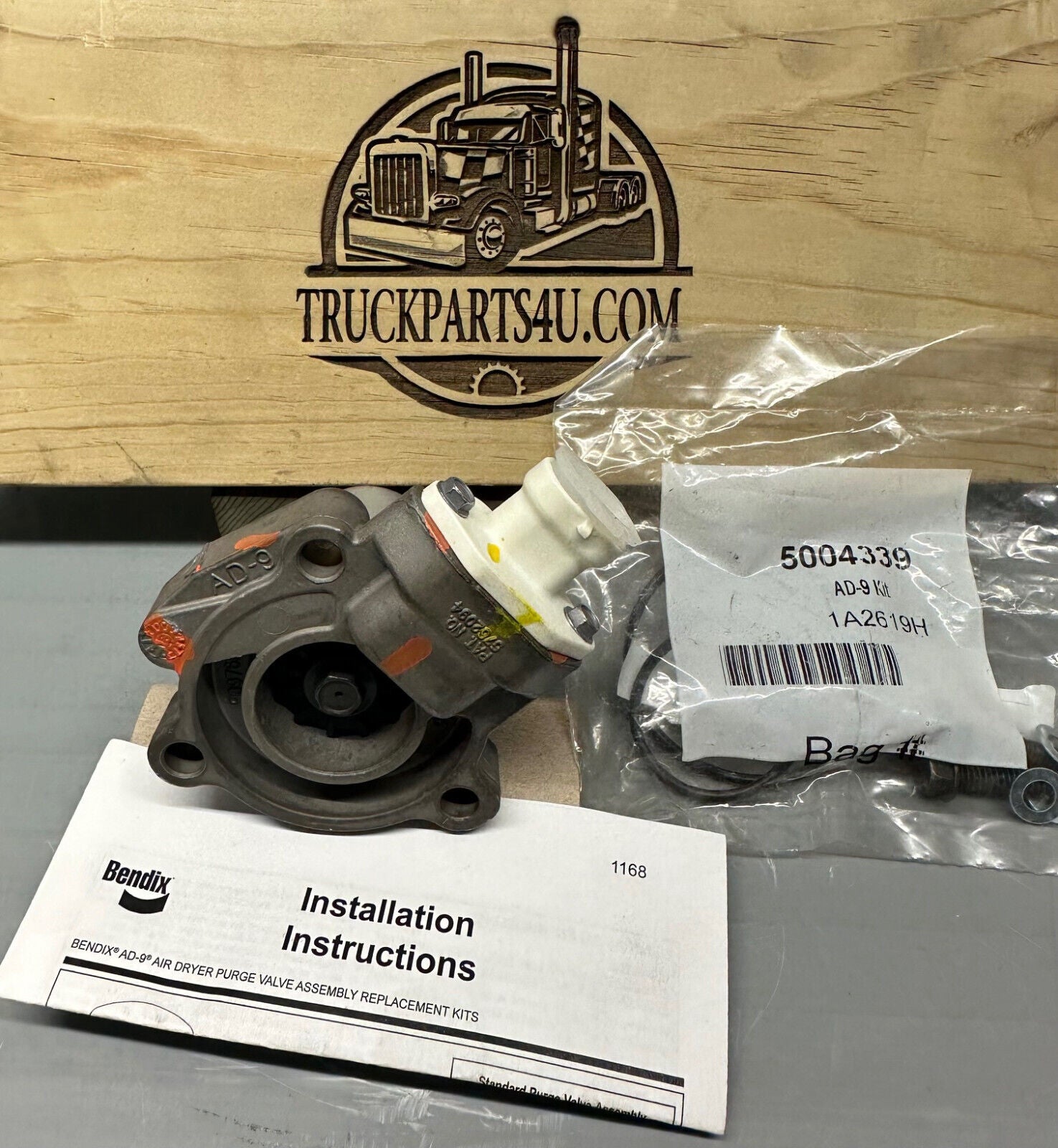 5004339 Bendix DLU Purge Valve Kit AD-9 Air Dryer Meritor R9555004339N New Genuine OEM